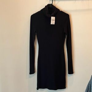 Forever 21 knit mock turtle neck dress